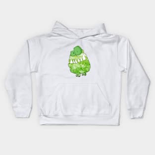 Little Green Monster Kids Hoodie